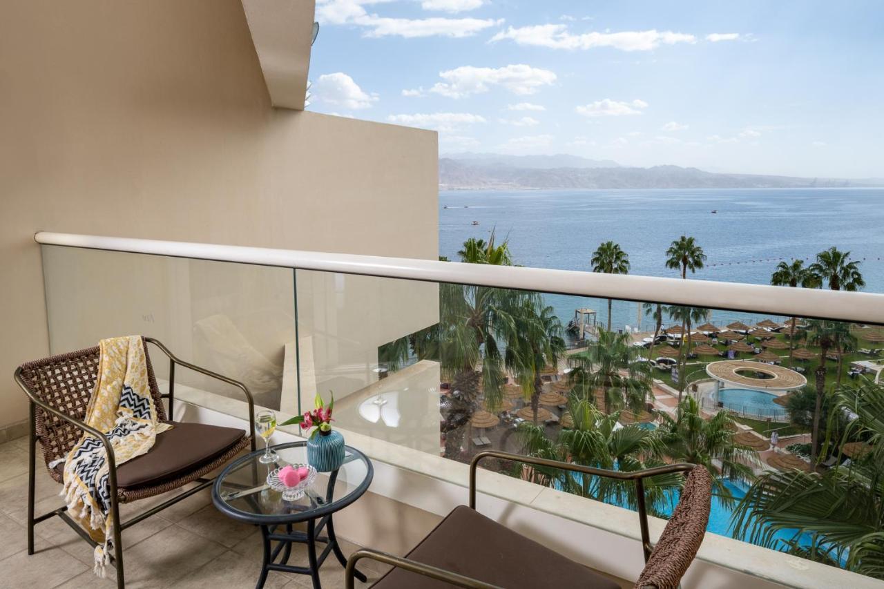 Aria Hotel Eilat Buitenkant foto View of the Sea of Galilee from the balcony of a room at the Kempinski Hotel, Tiberias